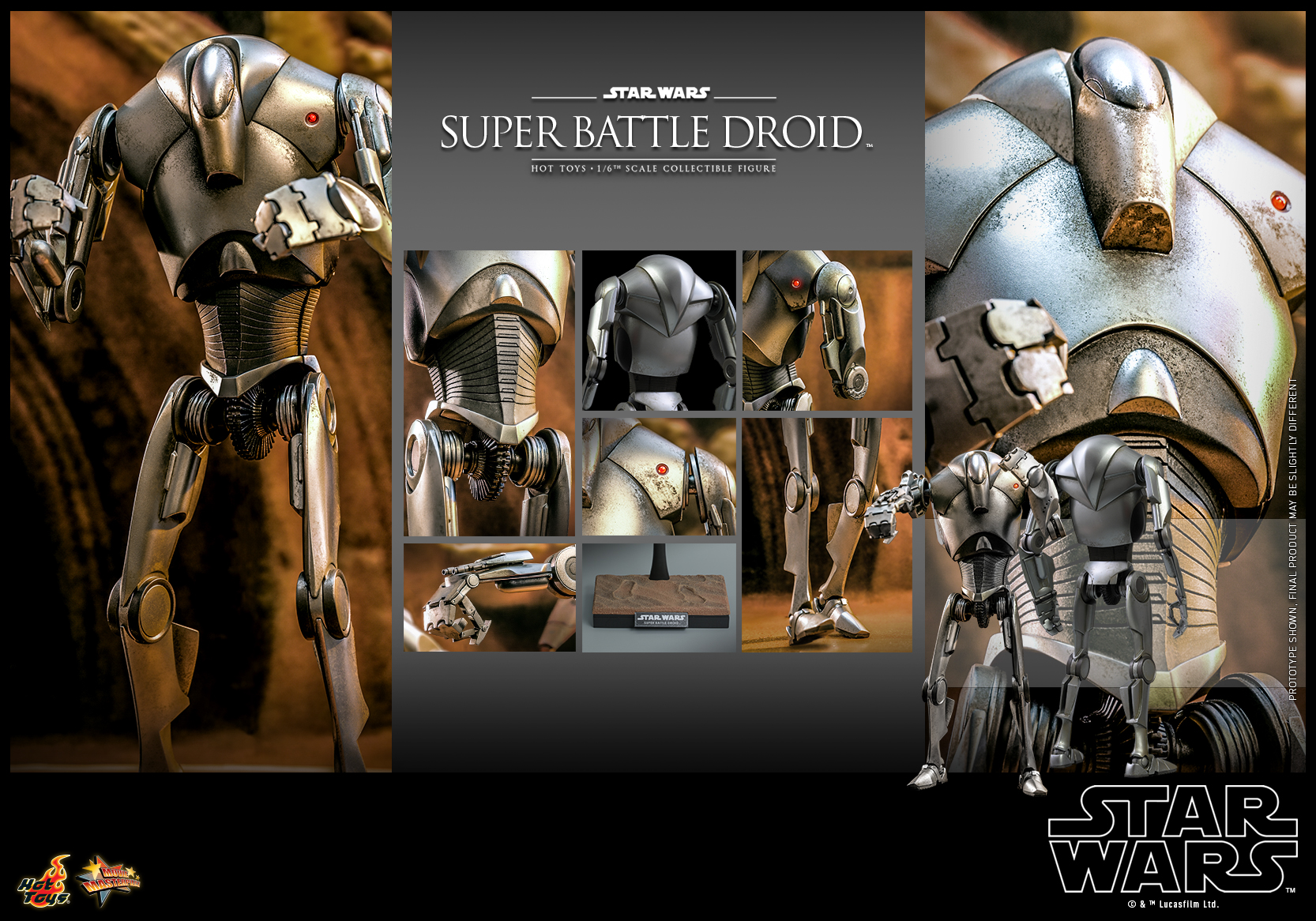 Hot Toys MMS682 1/6 Star Wars: Attack of the Clones™ - Super Battle Droid™