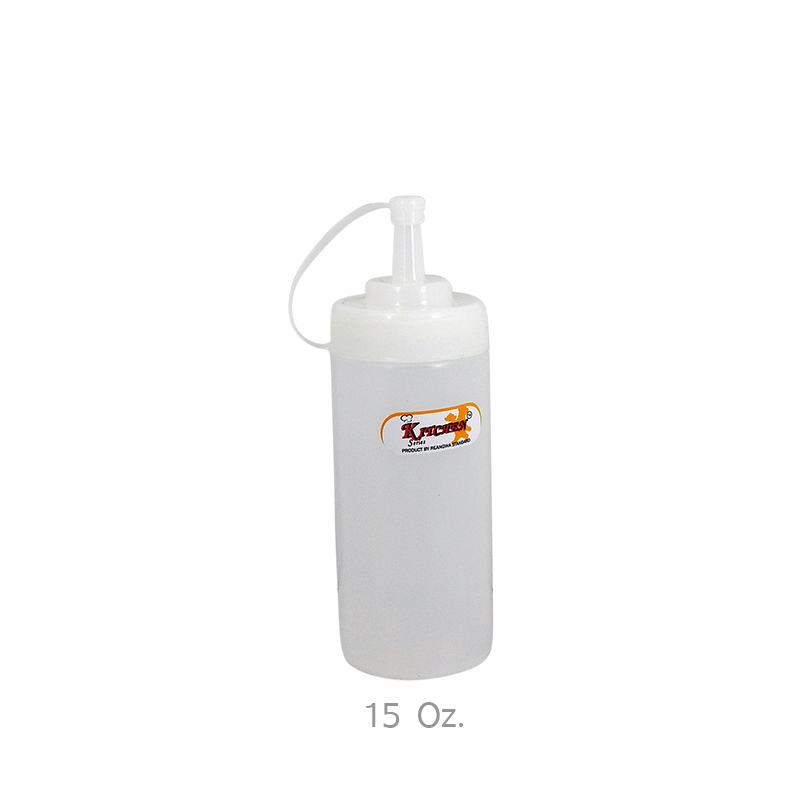 ขวดซอส ขวดบีบ 15Oz./450 Ml.
