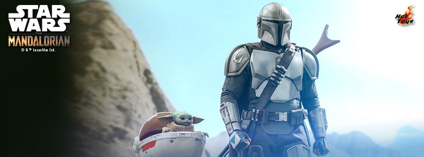 Hot Toys QS017 1/4 Star Wars™ The Mandalorian™ - The Mandalorian & The Child (Deluxe Version)