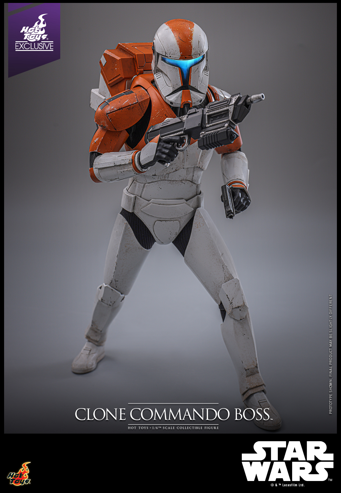 Hot Toys TMS151 Star Wars: The Clone Wars - Clone Commando Boss [Hot Toys Exclusive]
