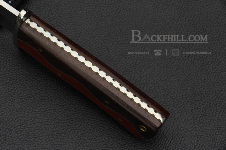 มีดใบตาย COLUMBIA รุ่น SA37 ใบมีดทรงโบวี่ ด้ามจับลายไม้คลาสสิค ไม้เนื้อแข็งอย่างดี พร้อมซองไนลอน