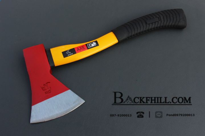 ขวานลุยป่า RHINO ใบ Stainless Steel 800g ด้ามคาร์บอนไฟเบอร์