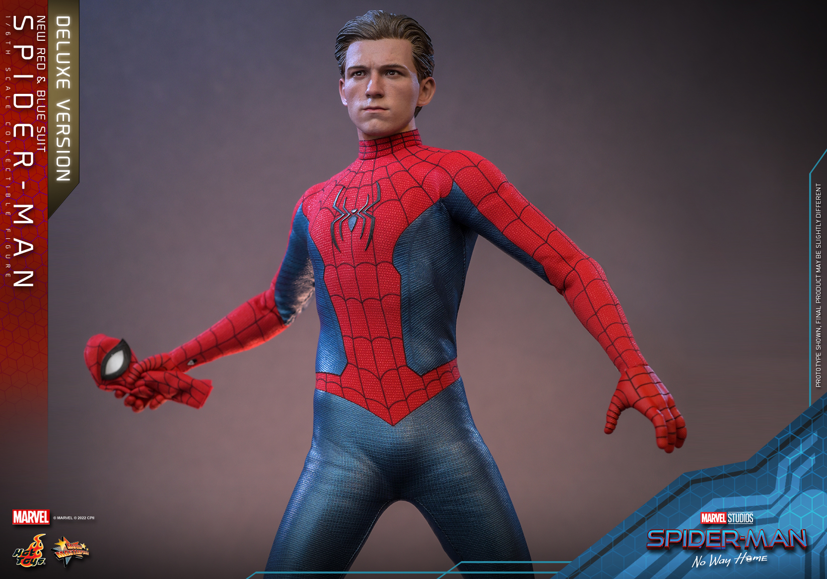 Hot Toys MMS680 1/6 Spider-Man: No Way Home - Spider-Man (New Red and Blue Suit) [Deluxe Version]
