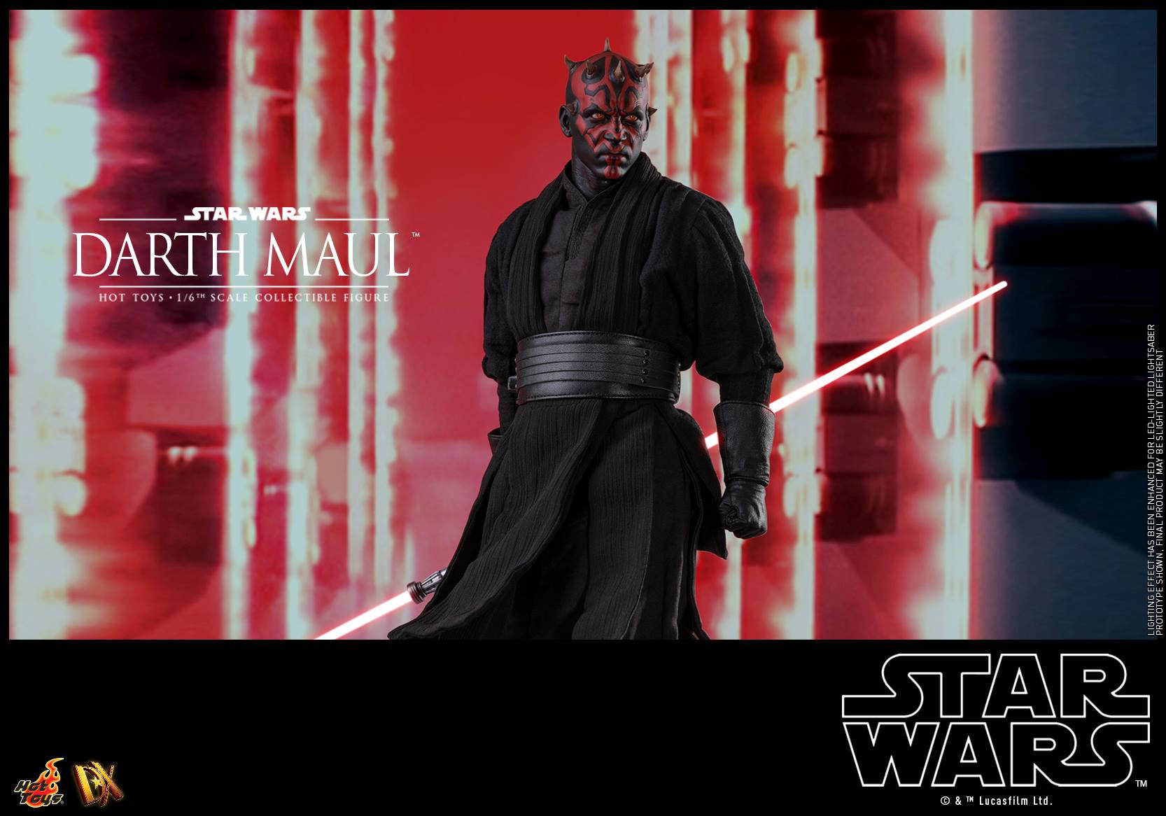 Hot Toys DX16 STAR WARS EPISODE I: THE PHANTOM MENACE - DARTH MAUL (Special Edition)