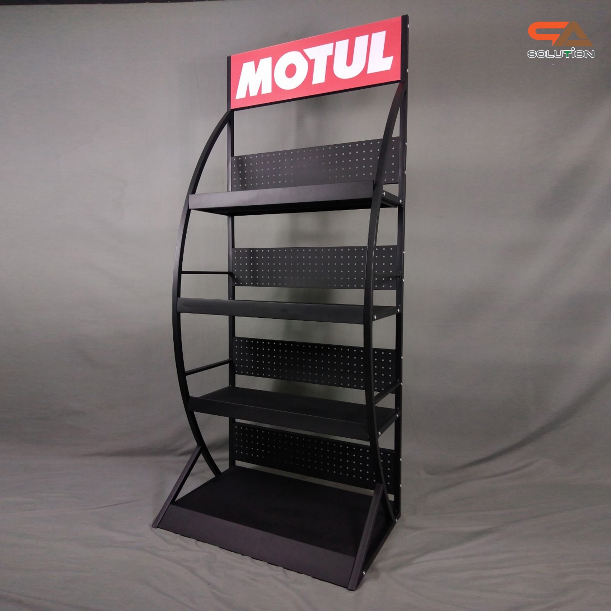 ชั้นวางสินค้าเหล็ก 4ชั้น สีดำขนาด(W)70 x (D)45 x (H)170 cm.(ถอดประกอบได้) แข็งแรง รับน้ำหนักได้ดี