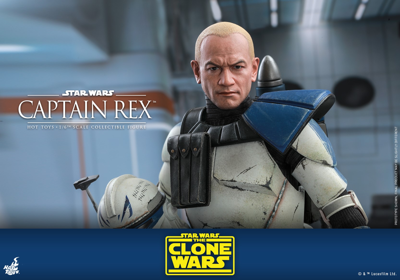 Hot Toys TMS018 Star Wars: The Clone Wars 1/6 Captain Rex