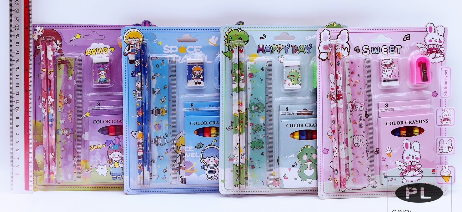 P07613 ชุดเครื่องเขียน ราคาส่งต่อ 1 โหล: 12 ชุด
