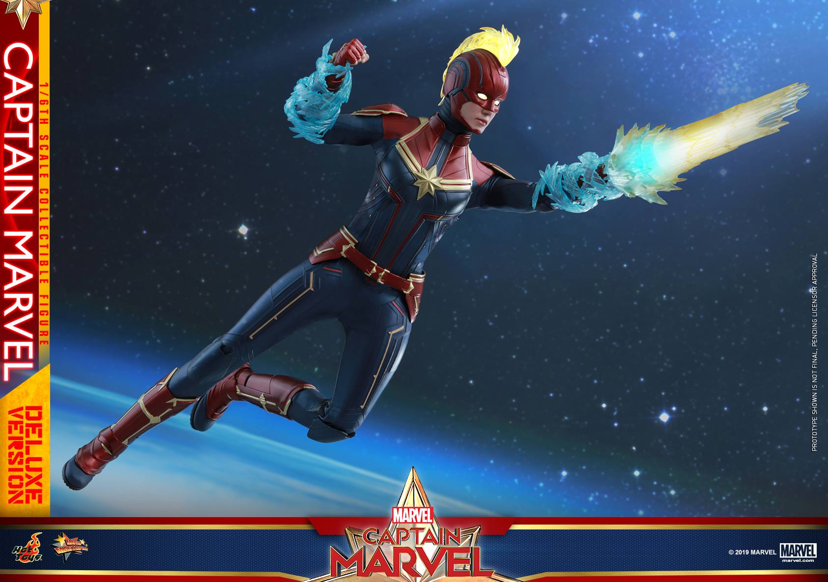 Hot Toys MMS522 CAPTAIN MARVEL - CAPTAIN MARVEL (DELUXE VERSION)