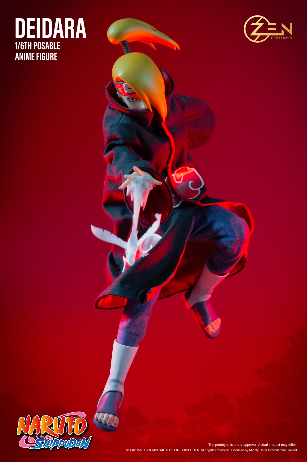 Zen Creations PAF004S Posable Anime Figure (PAF) Deidara (Standard Version)
