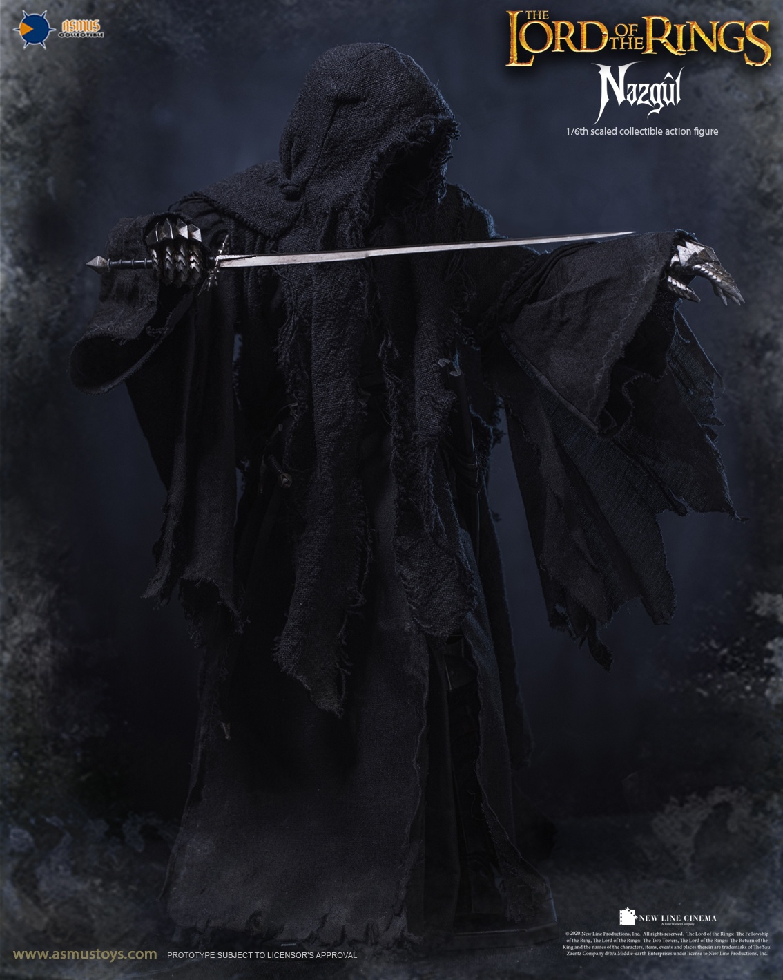 Asmus Toys LOTR005V2 1/6 The Lord of The Rings - Nazgûl