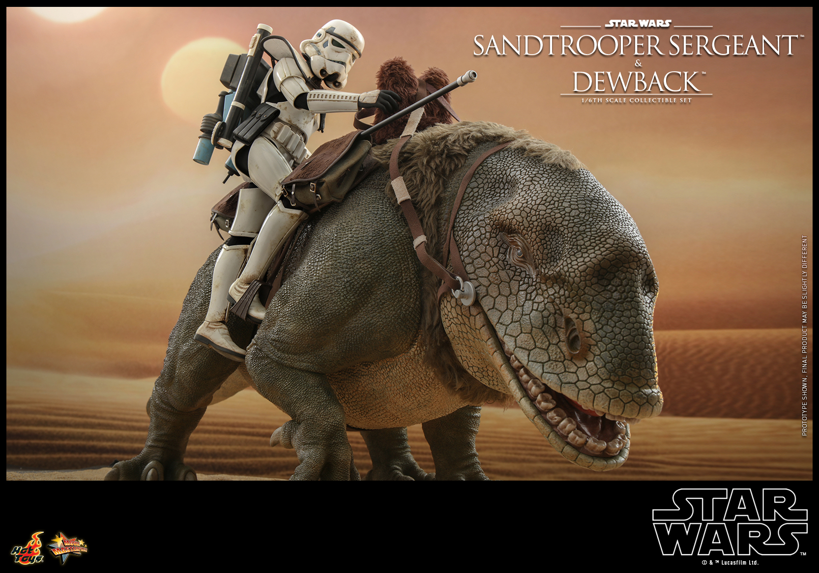Hot Toys MMS722 1/6 Star Wars Episode IV: A New Hope™ - Sandtrooper Sergeant™ & Dewback™