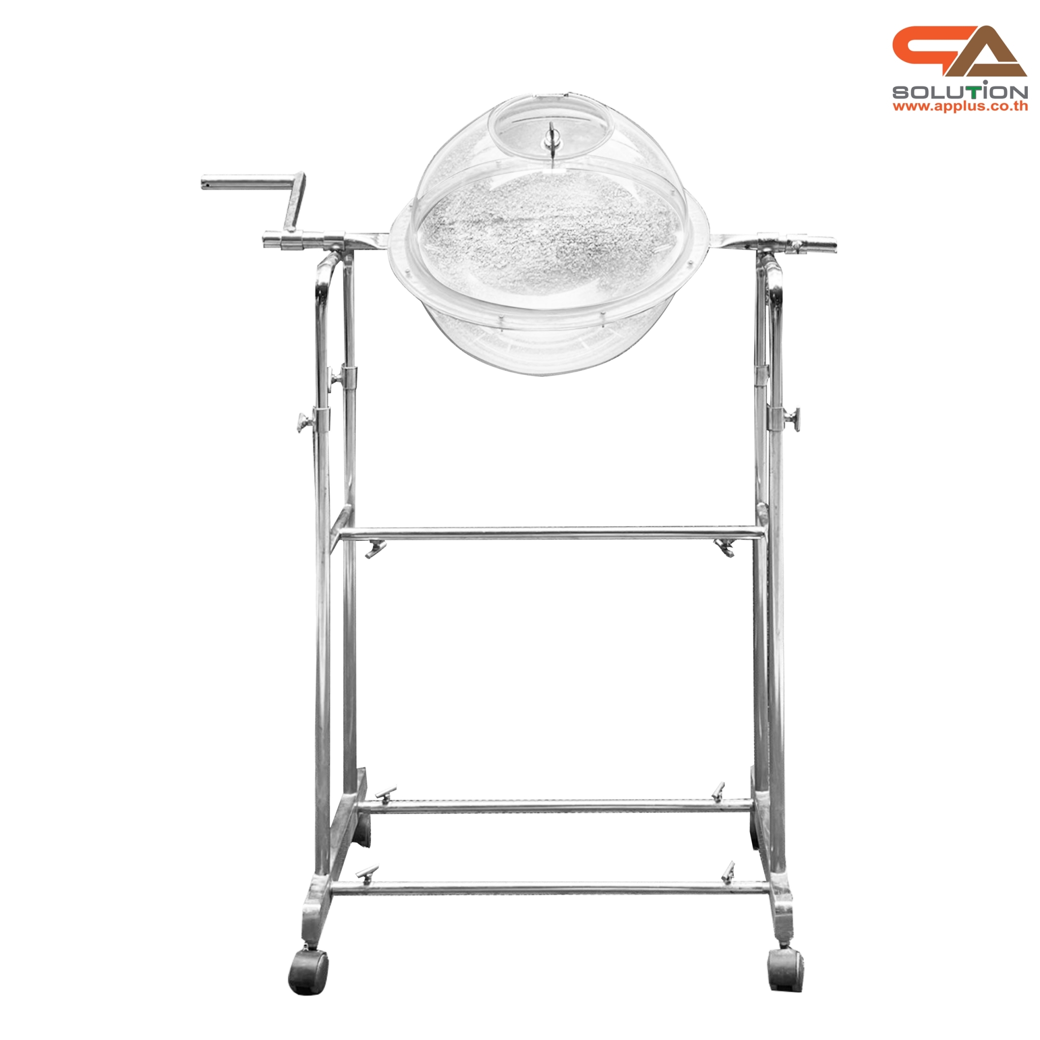 เช่าโดมอะคริลิค จับรางวัล หมุนได้360 องศา พร้อมช่องเปิด มีฝาปิดช่องและกุญแจล็อค