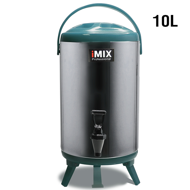 ถังเก็บชานม เก็บเครื่องดื่มได้ทั้งน้ำร้อน-เย็นสแตนเลส 10 ลิตร