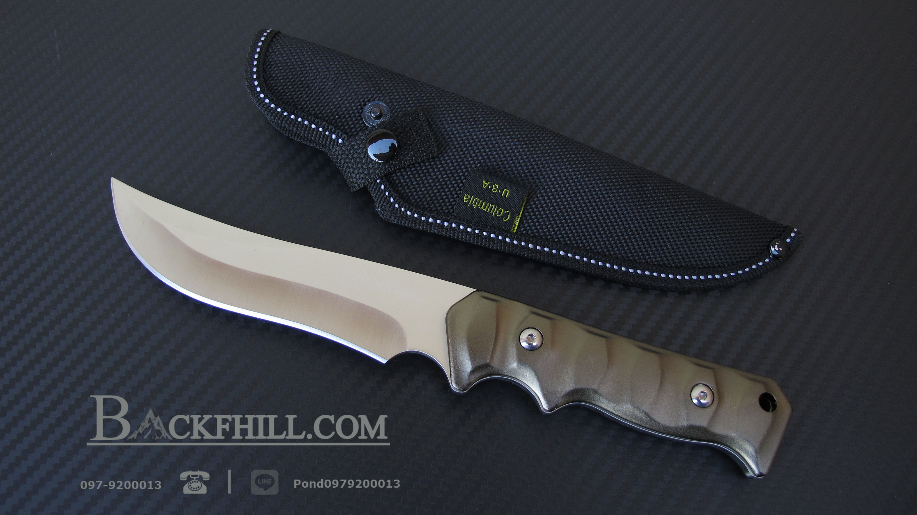 มีดใบตาย COLUMBIA รุ่น K607 Stainless Steel