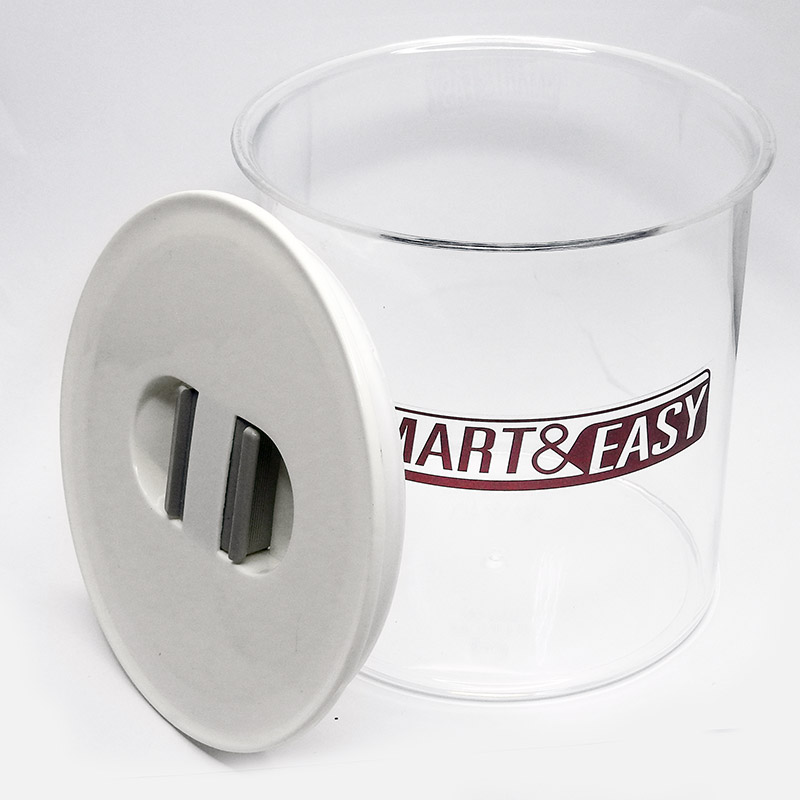 โถพลาสติกเกรด A โถใส่เมล็ดกาแฟ 1200ML. 1610-684