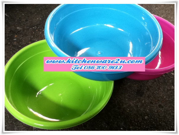 P06923 กะละมัง 35 ซม.สีหวานสด 142/k เกรดเอ (ราคาส่งต่อ 12 โหล: 144 ใบ:เฉลี่ย 205 บาท/โหล)