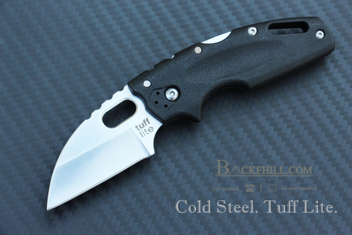 cold steel No.TUFF LITE ใบมีด JAPANESE STEEL AUS8A ( AAA ) สีดำ
