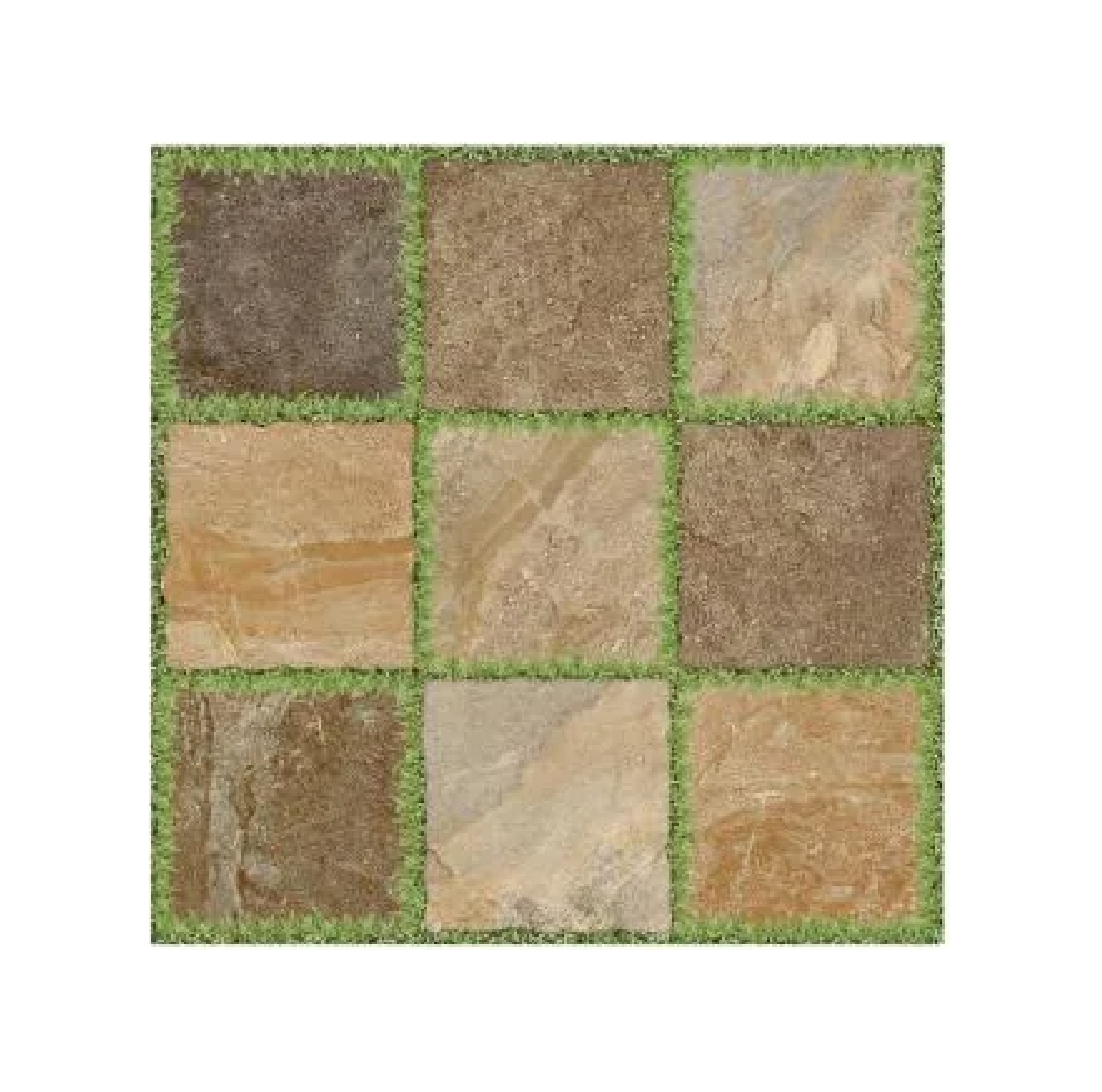 กระเบื้องพื้น KASSA รุ่น KS-VNF060 ขนาด 40 x 40 ซม. (กล่อง 6 แผ่น) สีน้ำตาล
