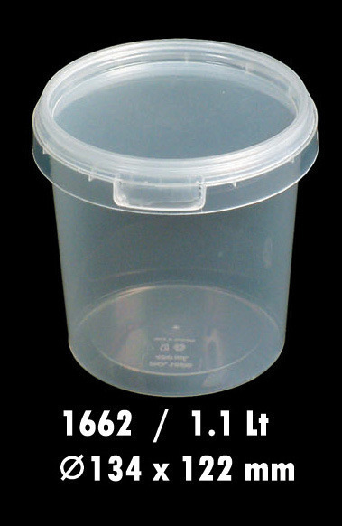 RW1662 - ถังเซฟตี้ซิล 1100ml ไม่มีหู + ฝา (10ชุด)
