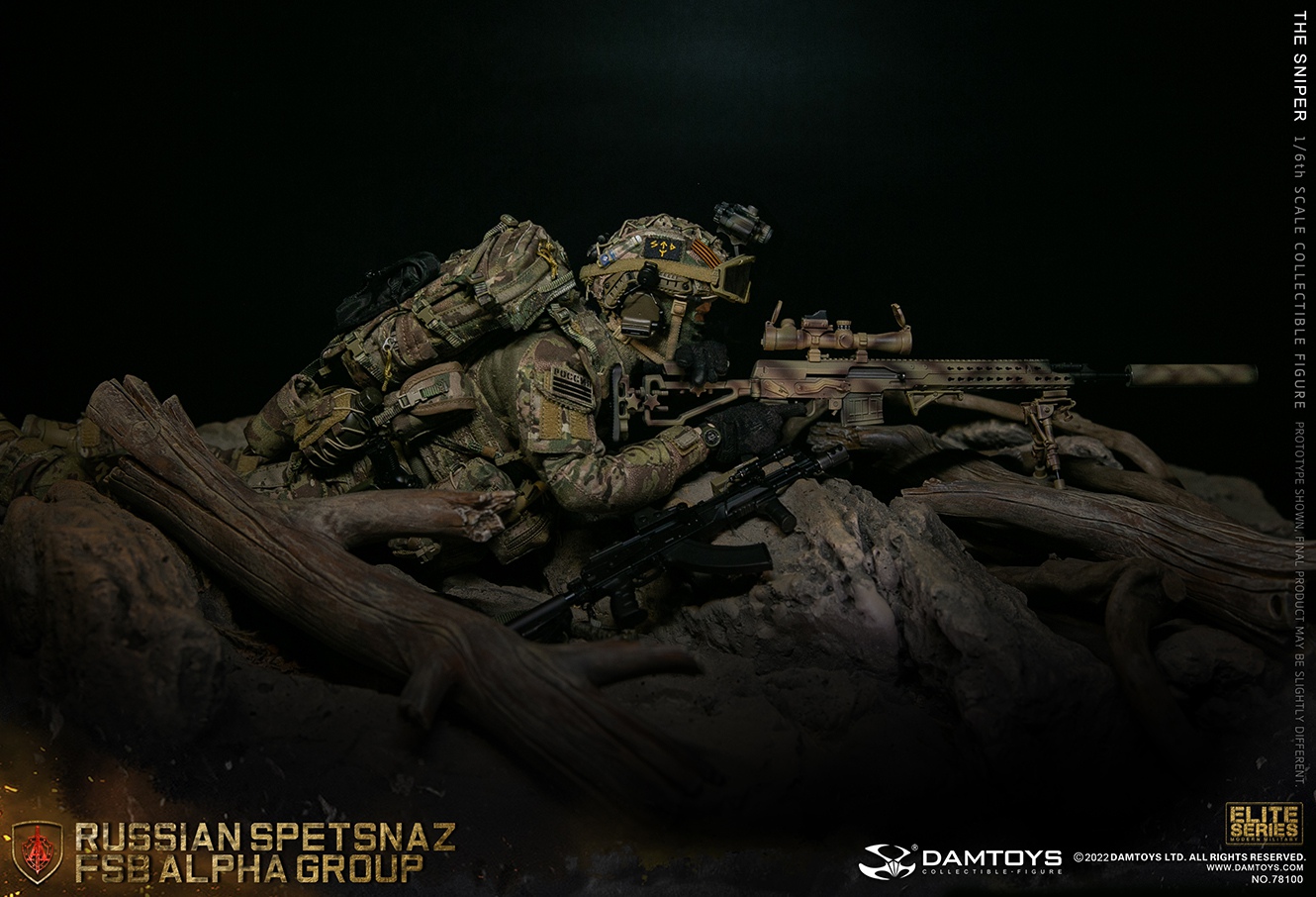 DAMTOYS 78100 1/6 RUSSIAN SPETSNAZ FSB ALPHA GROUP - THE SNIPER