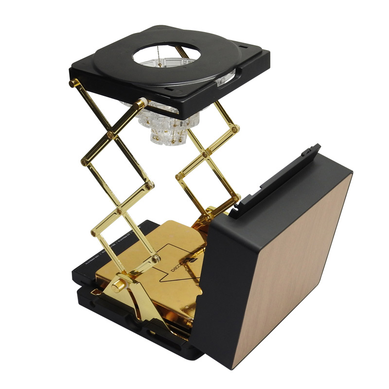 ชุดตาชั่ง พร้อมที่ดริปกาแฟ RACCEA พับเก็บพกพาได้ สีทอง, เงิน