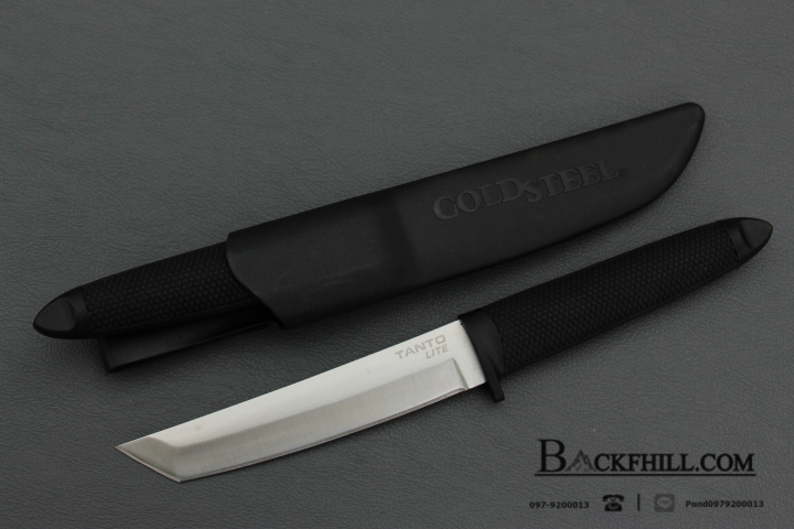 มีดใบตาย COLD STEEL TANTO LITE ขนาด 11.5 นิ้ว ใบหนา 4 มม. พร้อมซองแข็ง (OEM) AAA