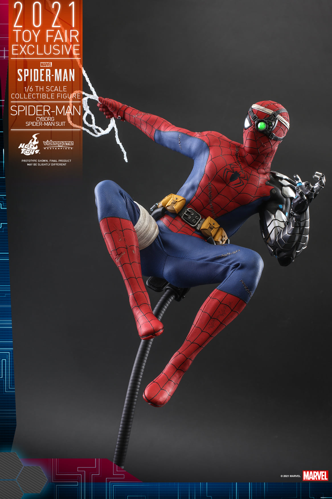 Hot Toys VGM51 1/6 Marvel's Spider-Man - Spider-Man (Cyborg Spider-Man Suit) [Toy Fair Exclusive 2021]