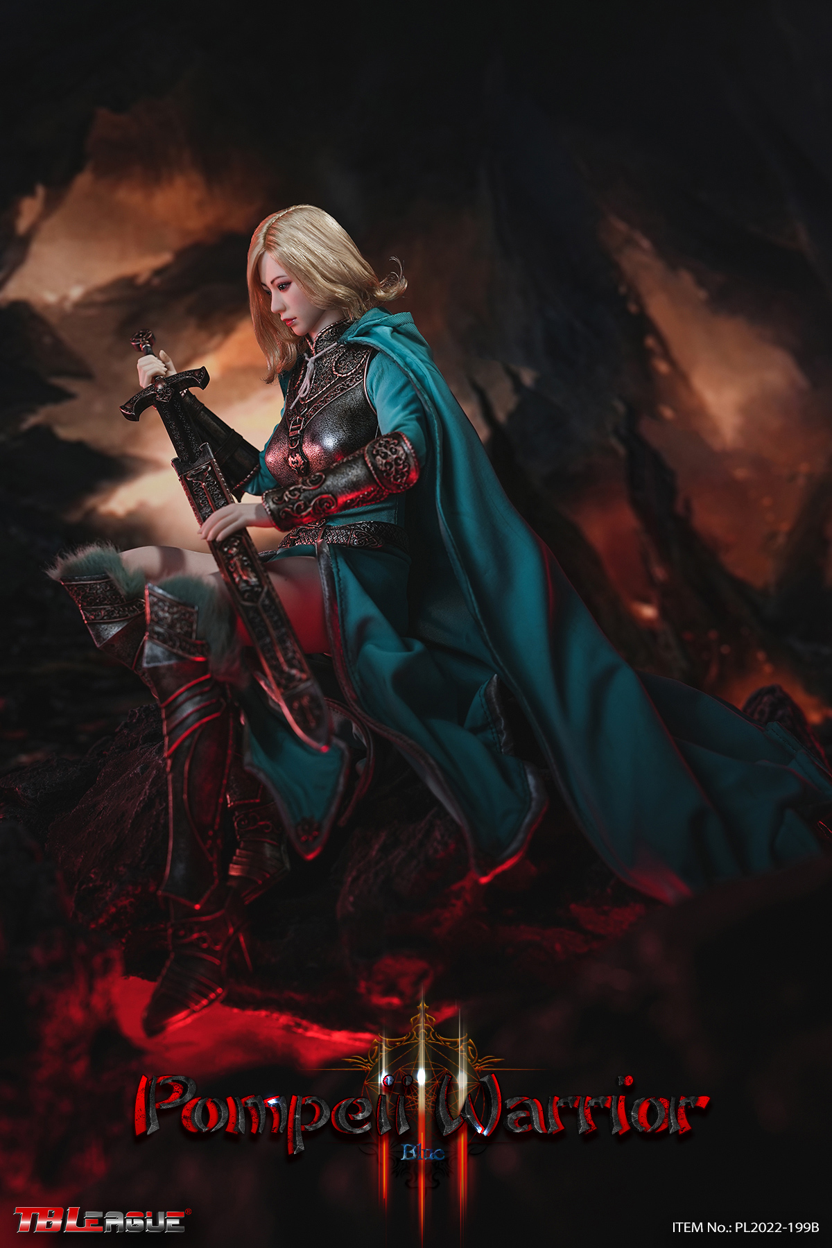 TBLeague PL2022-199B 1/6 Pompeii Warrior Blue