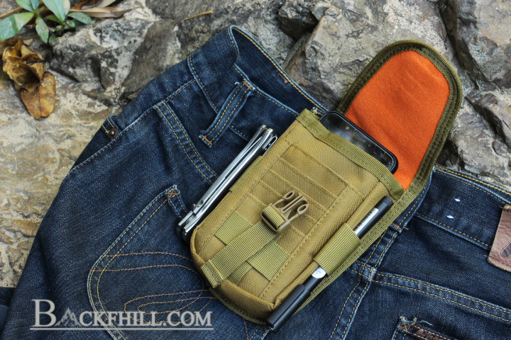 กระเป๋าติดเอวขนาดกลางสีน้ำตาล กระเป๋าคาดเอว กระเป๋าคาดเอวทหาร กระเป๋าคาดเอวช่างกล้อง กระเป๋าทหาร กระเป๋าbike