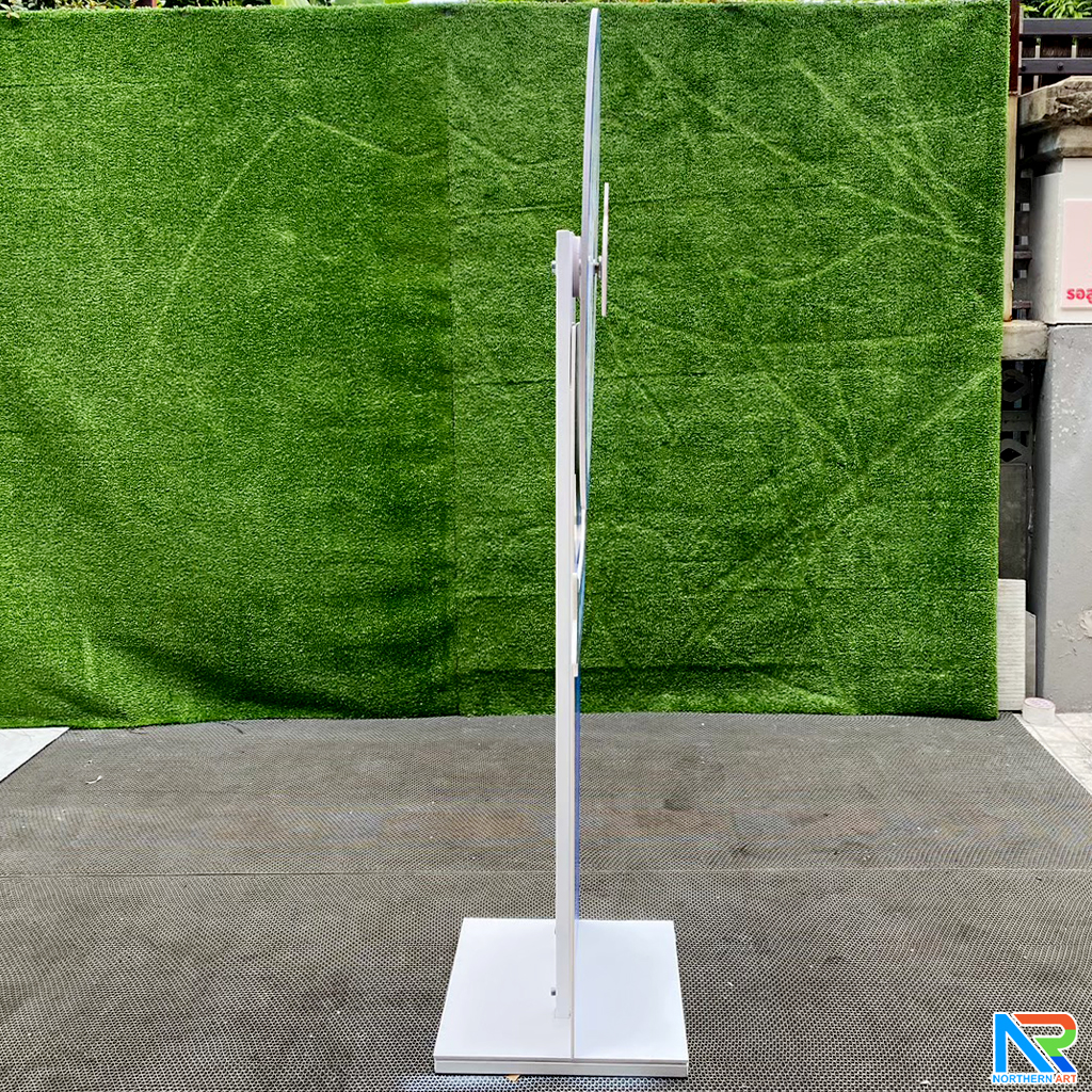 เกมส์วงล้อตั้งพื้น รุ่นเหล็ก ขนาดวงล้อ 60-80 ซม. สูง 155-175 ซม. ถอดประกอบได้