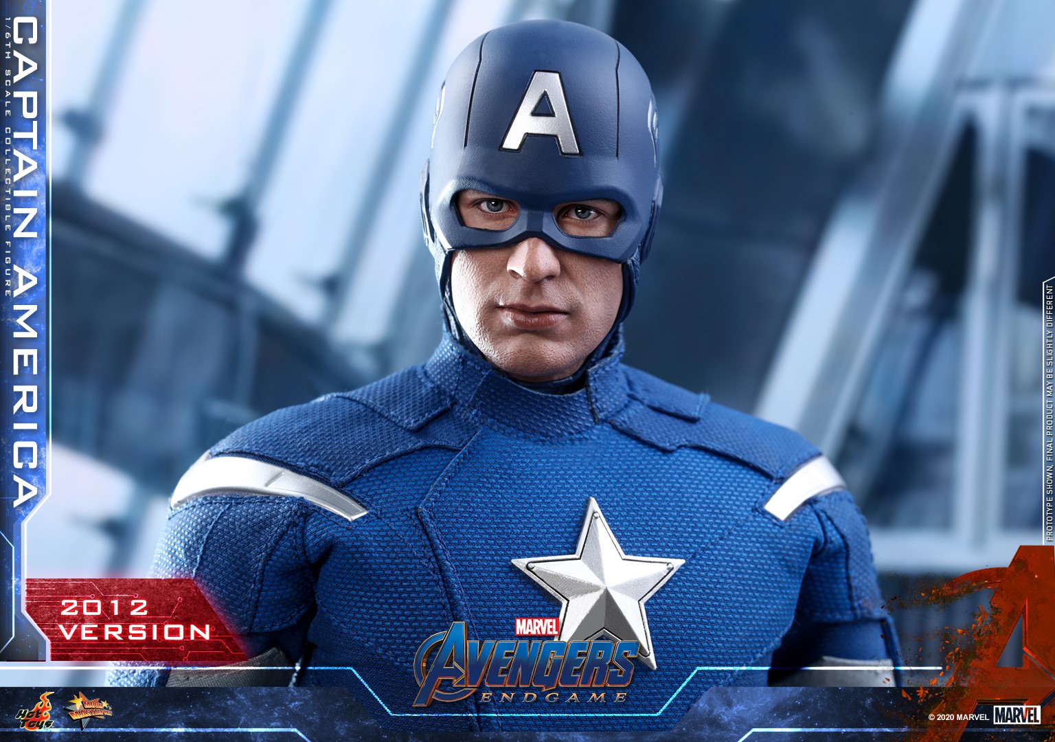Hot Toys MMS563 Avengers: Endgame - Captain America (2012 Version)