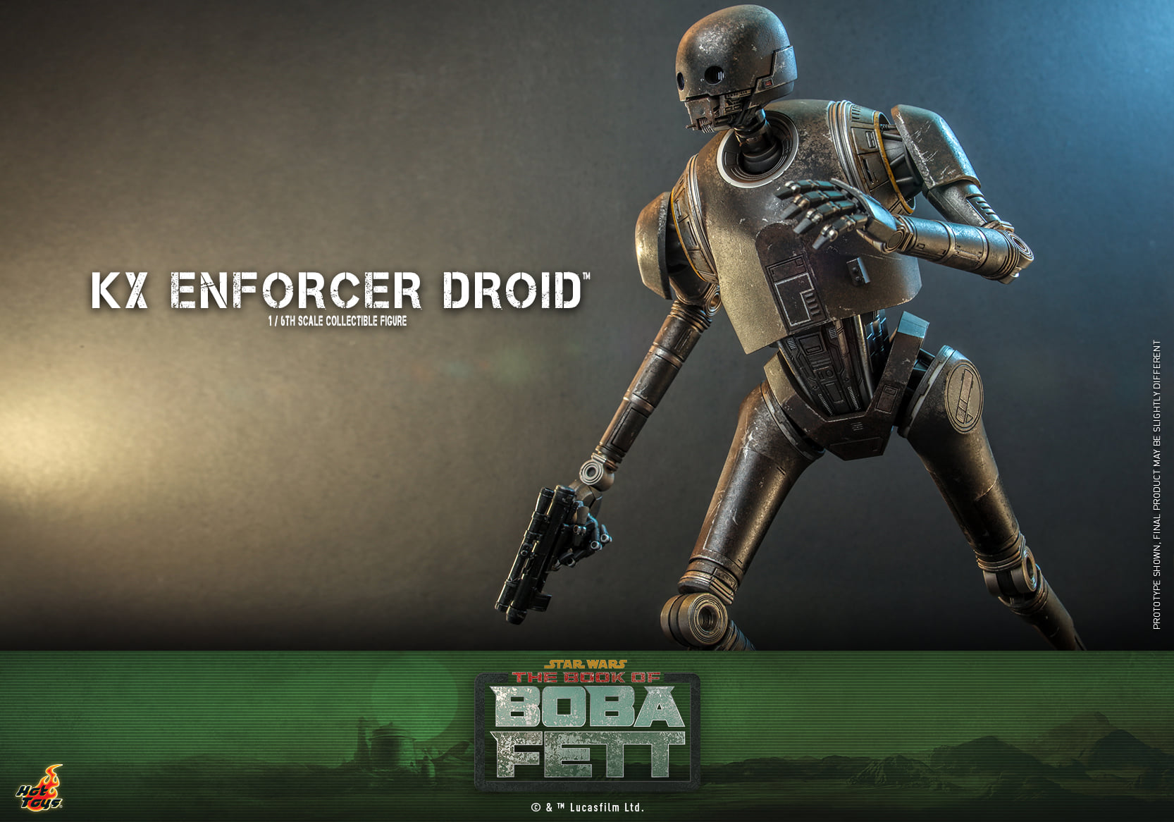 Hot Toys TMS072 1/6 Star Wars: The Book of Boba Fett™ - KX Enforcer Droid™