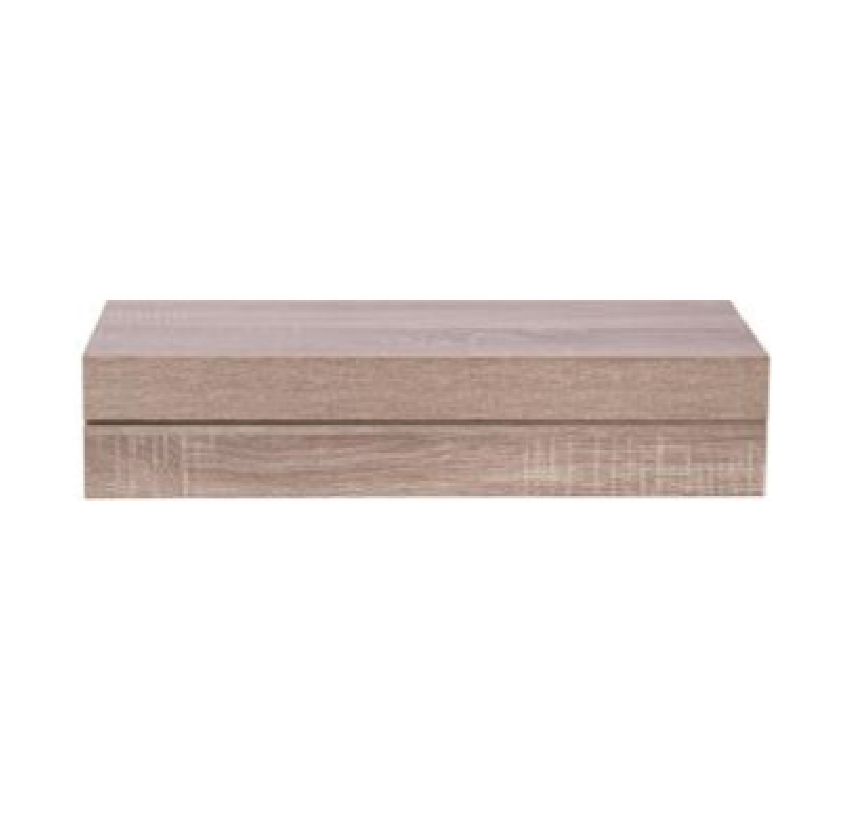 แผ่นชั้นไม้ซ่อนขาปิดผิวเมลามีนลิ้นชัก1ช่อง Floating KASSA HOME รุ่น HT-TL2201-OK ขนาด 59x23x10.5 ซม.