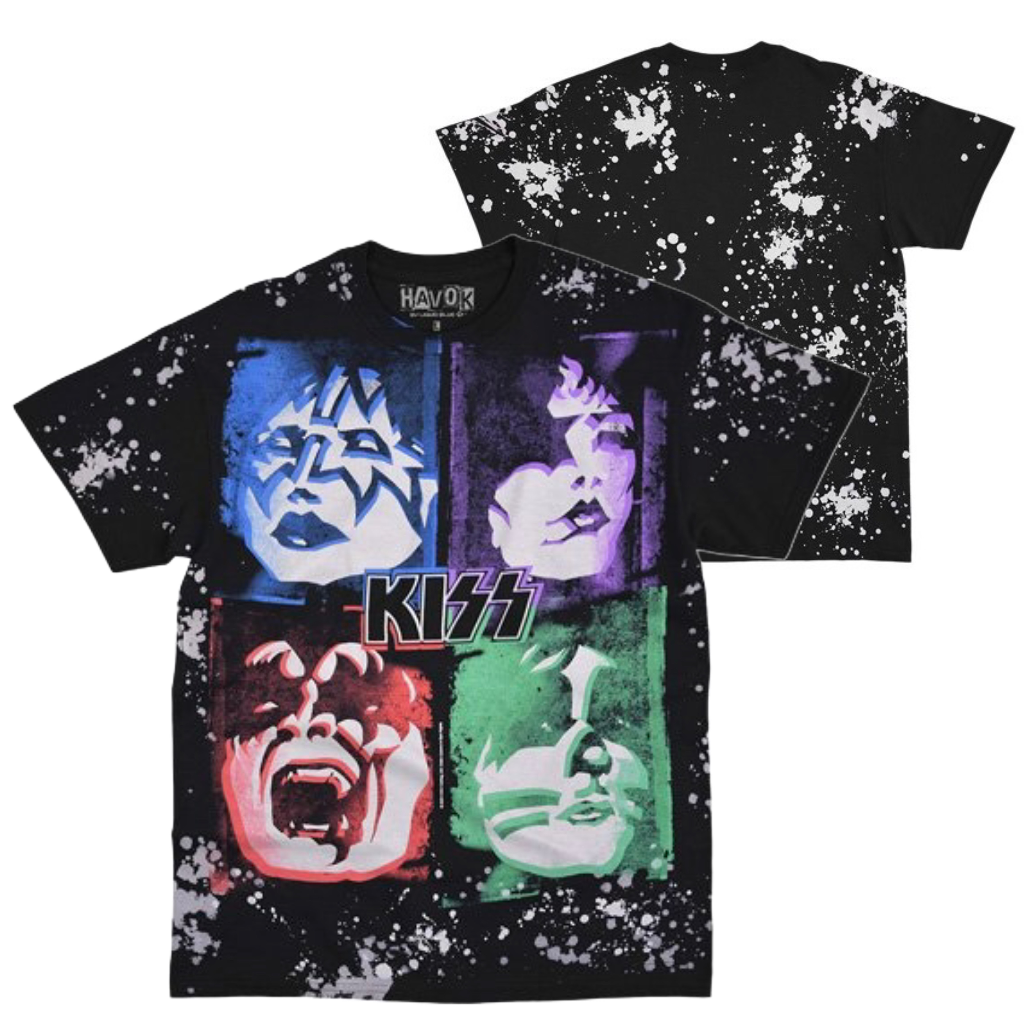 🇺🇸[PREORDER] เสื้อวง KISS T-SHIRT รวมลายสุดฮิต ลิขสิทธิ์แท้ LIQUID BLUE จาก USA