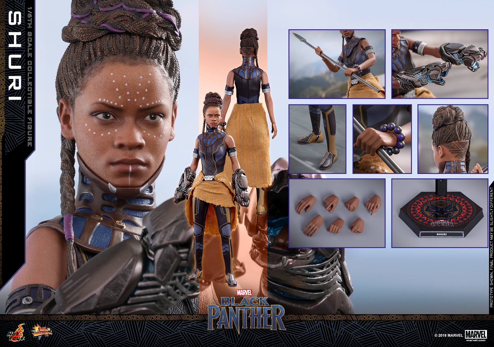 Hot Toys MMS501 BLACK PANTHER - SHURI