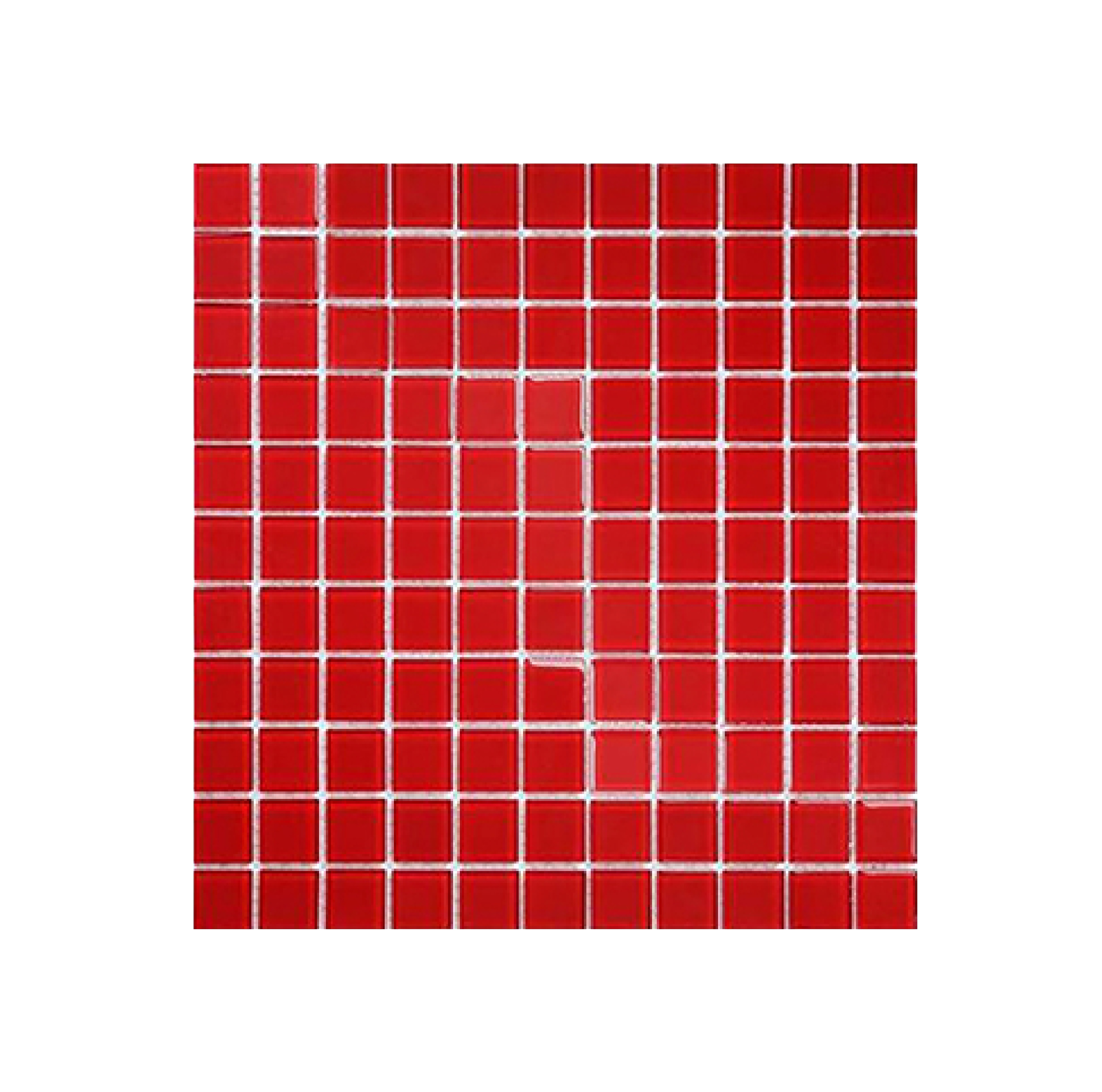 กระเบื้องโมเสกแก้ว KASSA รุ่น KS4015PM ขนาด 30 x 30 ซม. สีแดง