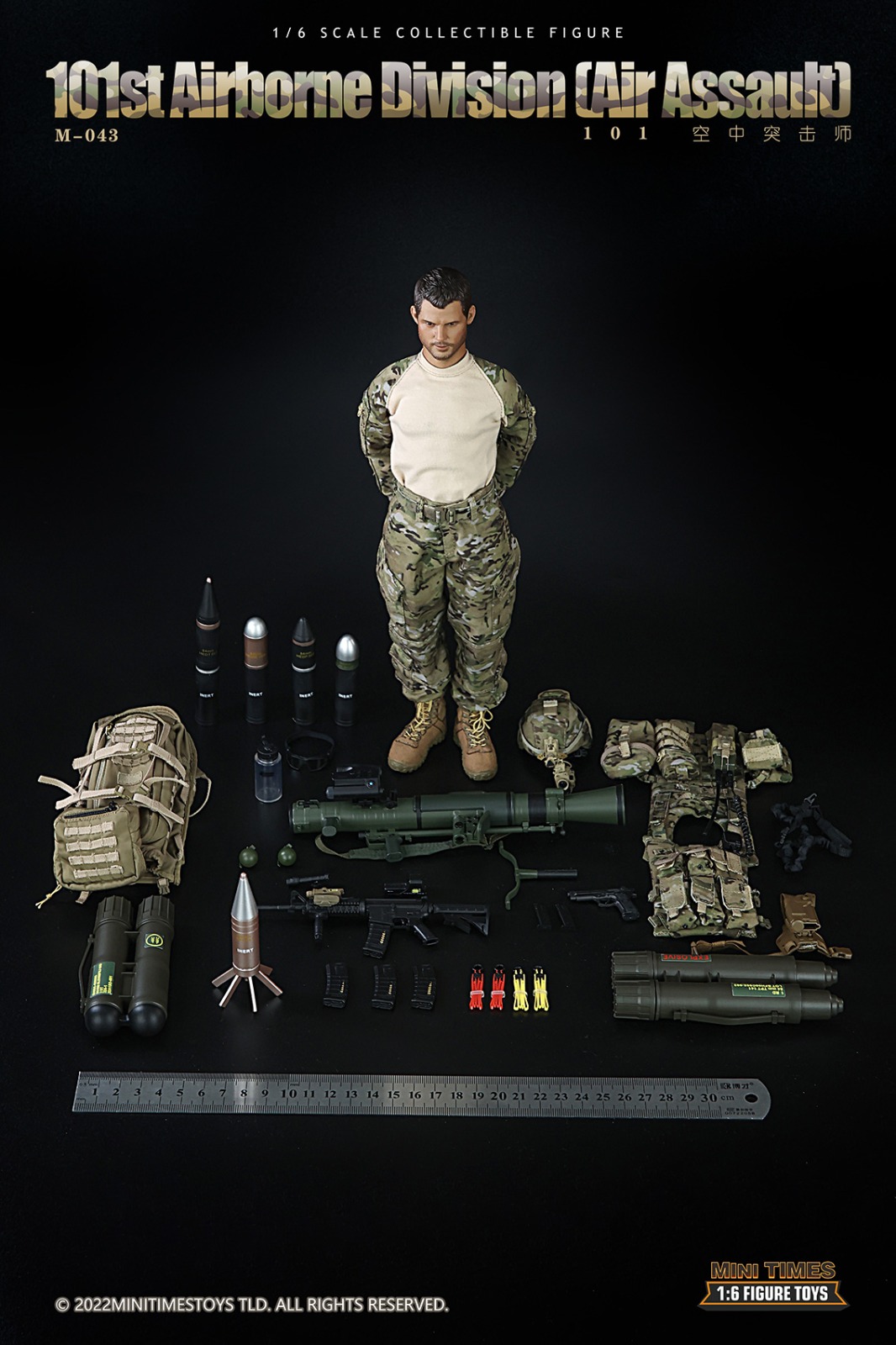 MINI TIME MT-M043 1/6 101st Airborne Division Air (Assault)