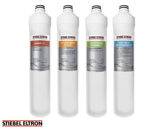 Stiebel Eltron ชุดไส้กรองน้ำดื่ม13" สำหรับเครื่องกรองน้ำสตีเบลรุ่น Stream5s (4กระบอก/ชุด)