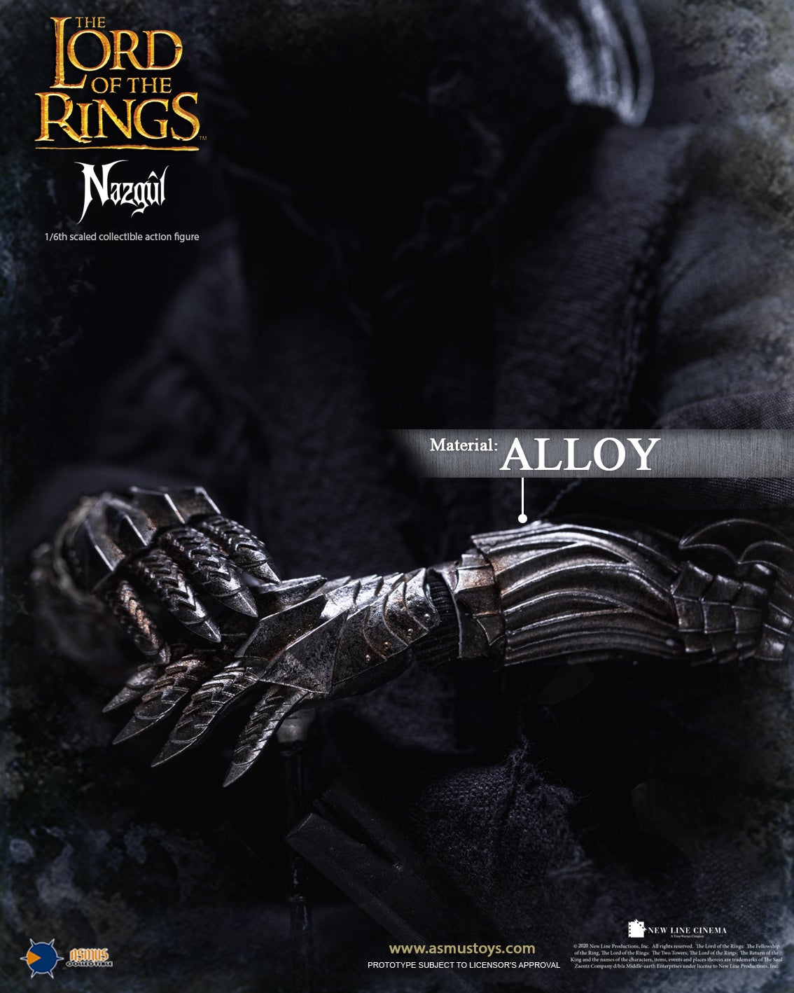Asmus Toys LOTR005V2 1/6 The Lord of The Rings - Nazgûl