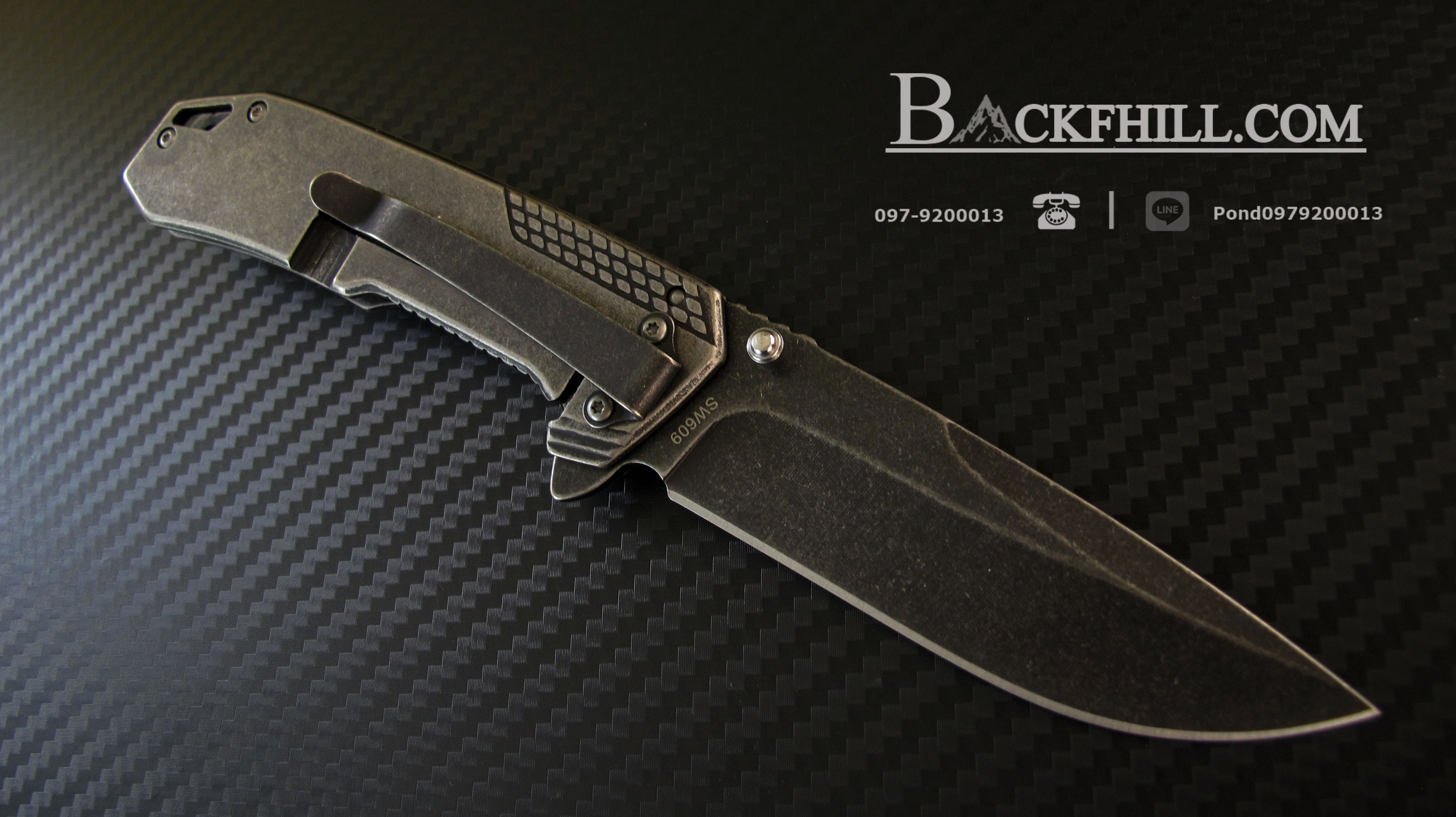 มีดพับ S&W รุ่น 609 ลายทหารพราน