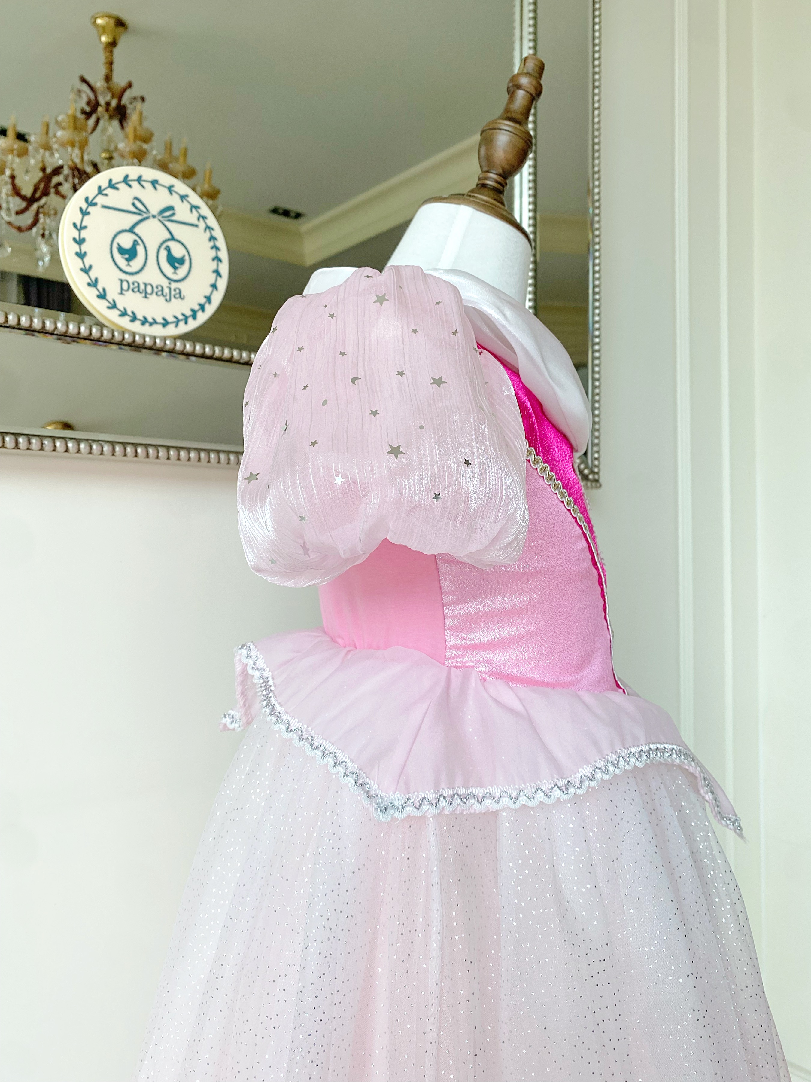 ชุดเจ้าหญิงออโรร่า รุ่นทรงนิยม กระโปรงยาว