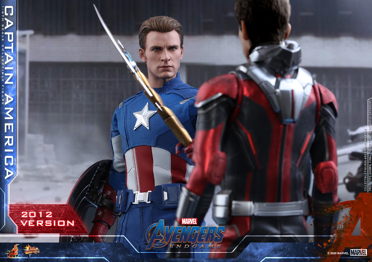 Hot Toys MMS563 Avengers: Endgame - Captain America (2012 Version)