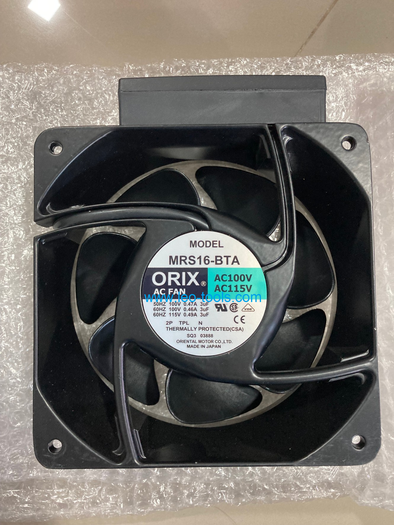 ORIX Cooling Fan MRS16-BTA 100V/115V