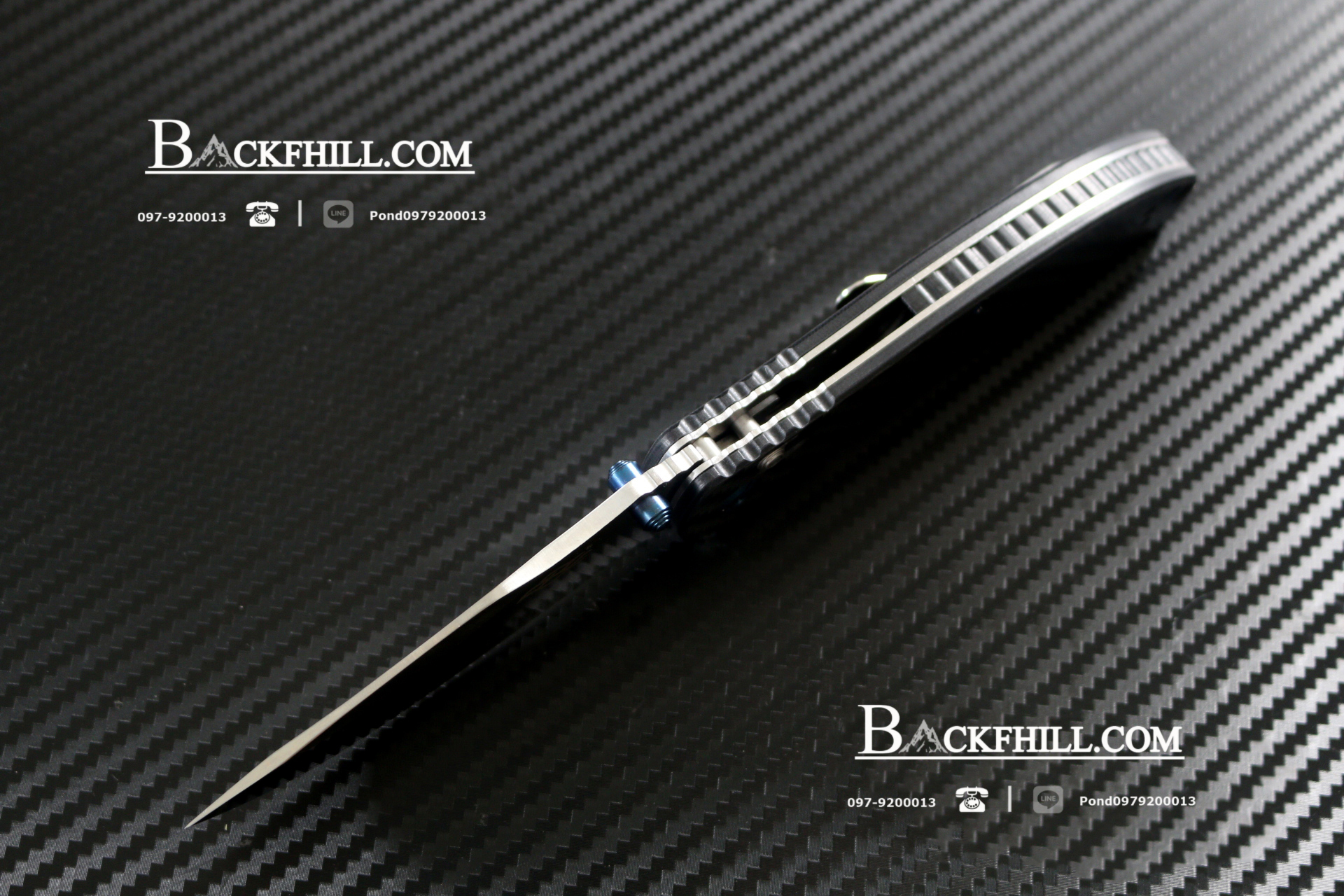 มีดพับ Ganzo รุ่น F7501-CF ด้ามคาร์บอนไฟเบอร์