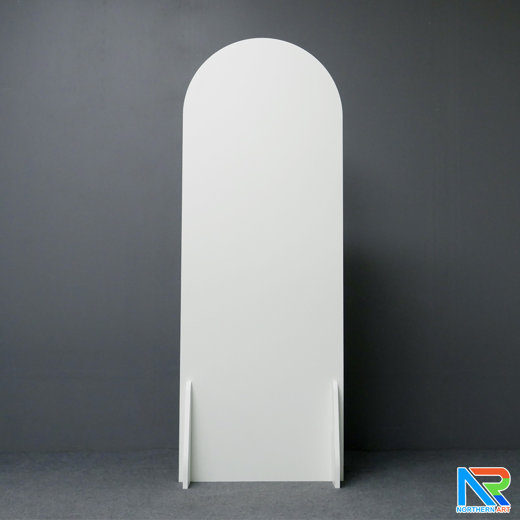 ชั้นวางสแตนดี้ไม้ MDF ปิดผิวเมลามีน แบบพับขั้นวางได้