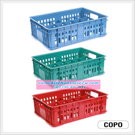 P06060 ลังคว่ำแก้ว 24 ช่อง (33.5 x 48 x 19 cm) เกรดบี 123copo (ราคาส่งต่อ 6 ใบ:เฉลี่ย 120 บ/ใบ)