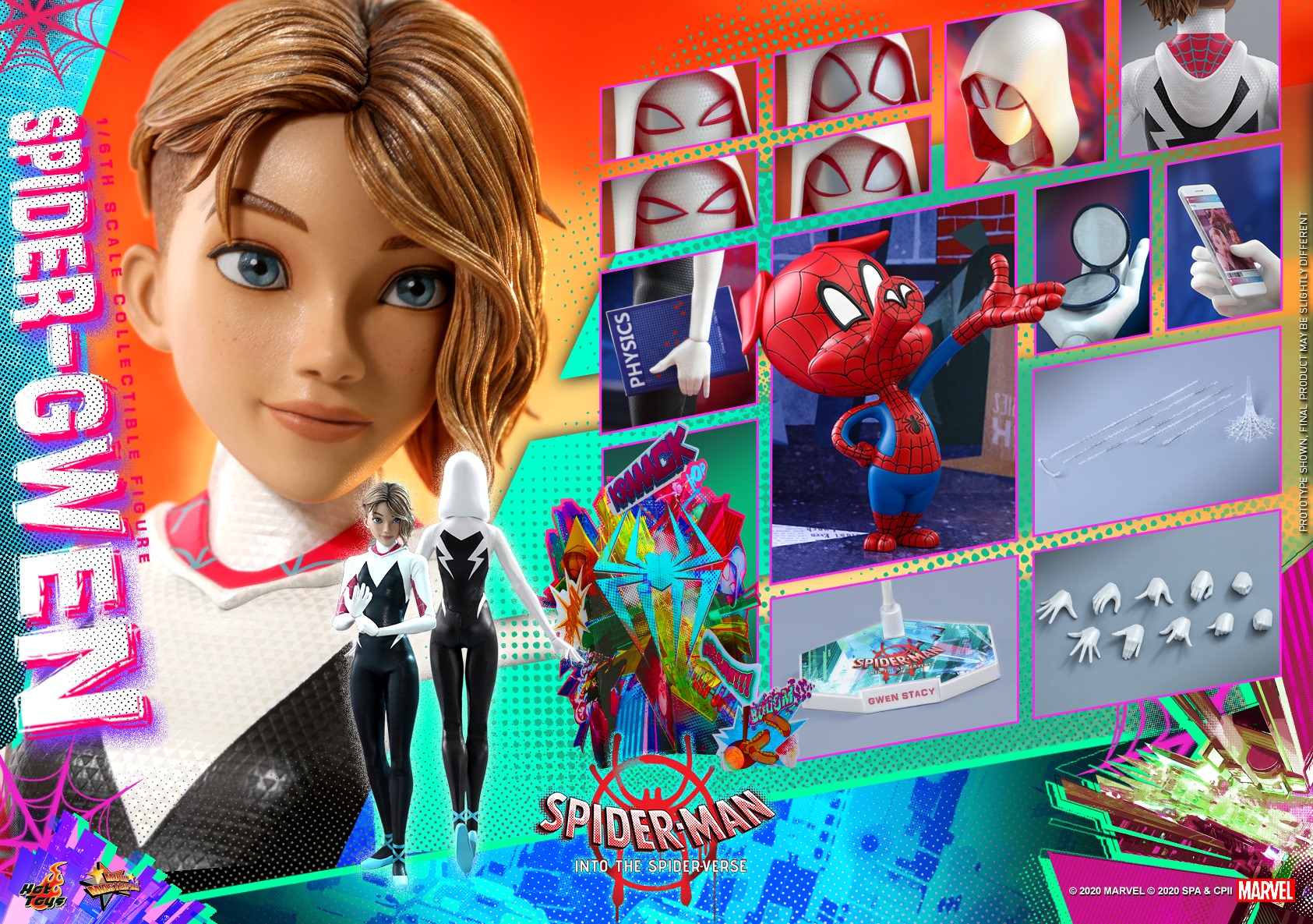 Hot Toys MMS576 Spider-Man: Into the Spider-Verse 1/6 Spider-Gwen