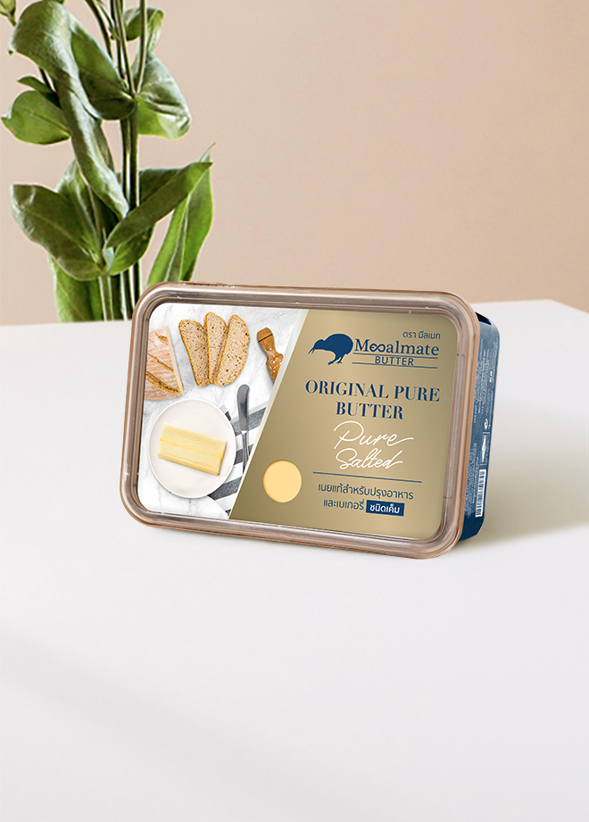 เนยสด Mealmate Pure Butter ชนิด เค็ม ขนาด 1 KG.