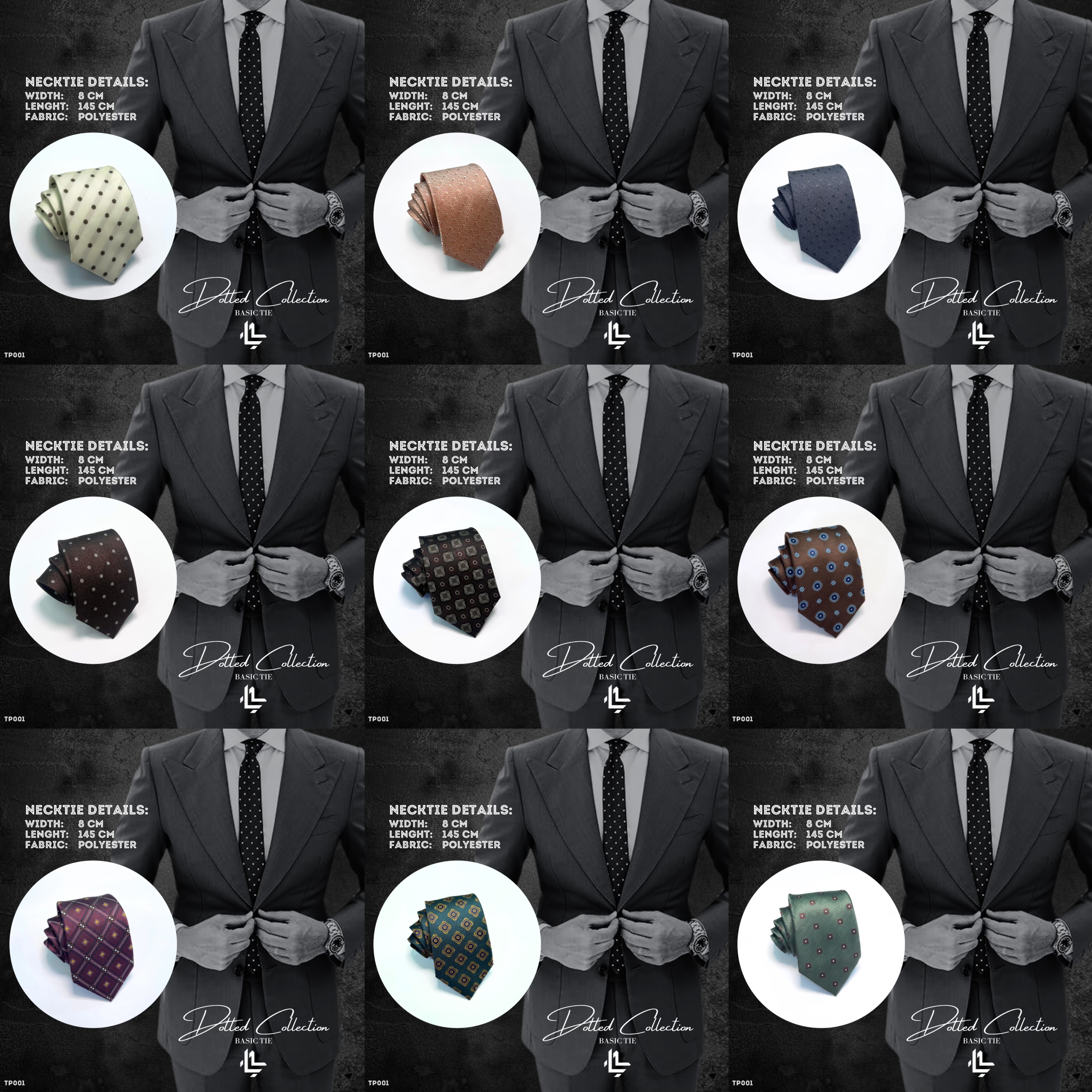 Dotted Tie เนคไทลายจุด หลายสี ใส่ได้หลายโอกาส