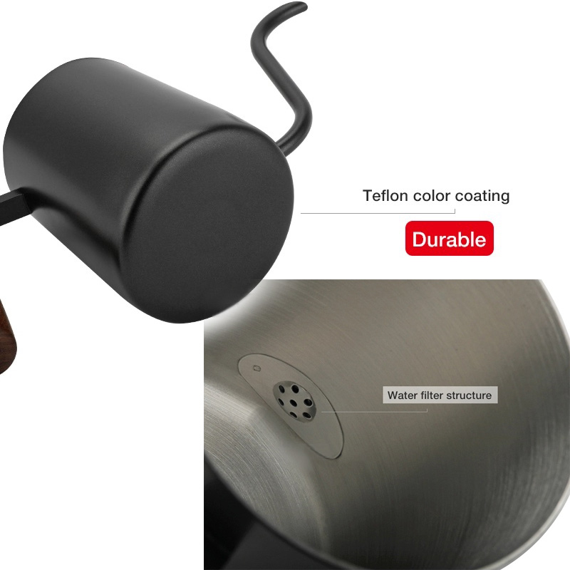 กาดริปกาแฟ กาคอห่าน 350 ML ด้ามจับไม้